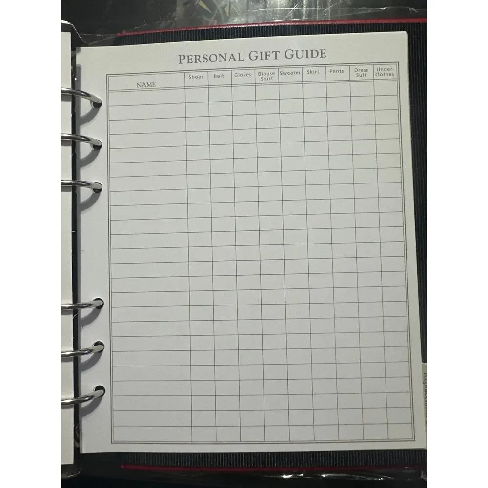 Hallmark Stationary, Address Book w/divided sections NWT sells for $24.00 In Red